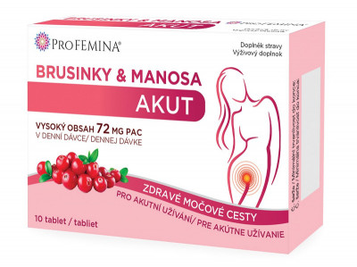 Profemina®  Brusinky & Manosa AKUT 10 tablet