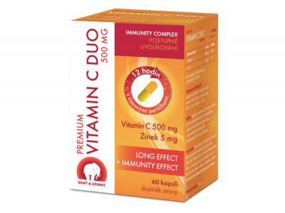 Premium Vitamin C Duo 500 mg 60 kapslí